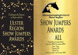 2015 ShowJumping Ireland Ulster Region Show Jumpers Awards Ball TICKETS ON SALE - 1st October 2015