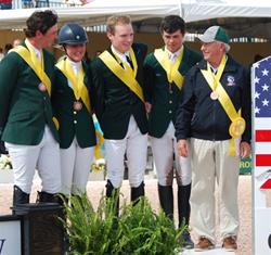 Irish Juniors and Young Riders make their mark at Wellington